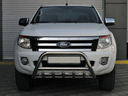 Ford Ranger 2011–2022 Predný ochranný rám WT003 (nerez) fotografia 1