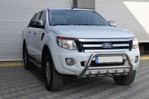 Ford Ranger 2011–2022 Predný ochranný rám WT003 (nerez) fotografia 3