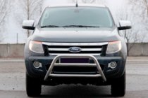 Ford Ranger 2011–2022 Predný ochranný rám WT022 (nerez) fotografia 1
