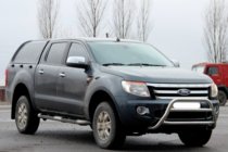 Ford Ranger 2011–2022 Predný ochranný rám WT022 (nerez) fotografia 2
