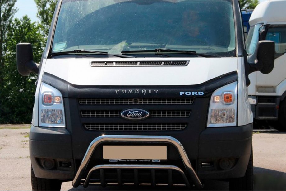 Ford Transit 2000–2014 Predný ochranný rám WT002 (2006-2014, nerez) Image