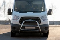 Ford Transit 2014– Predný ochranný rám WT022 (nerez) fotografia 1