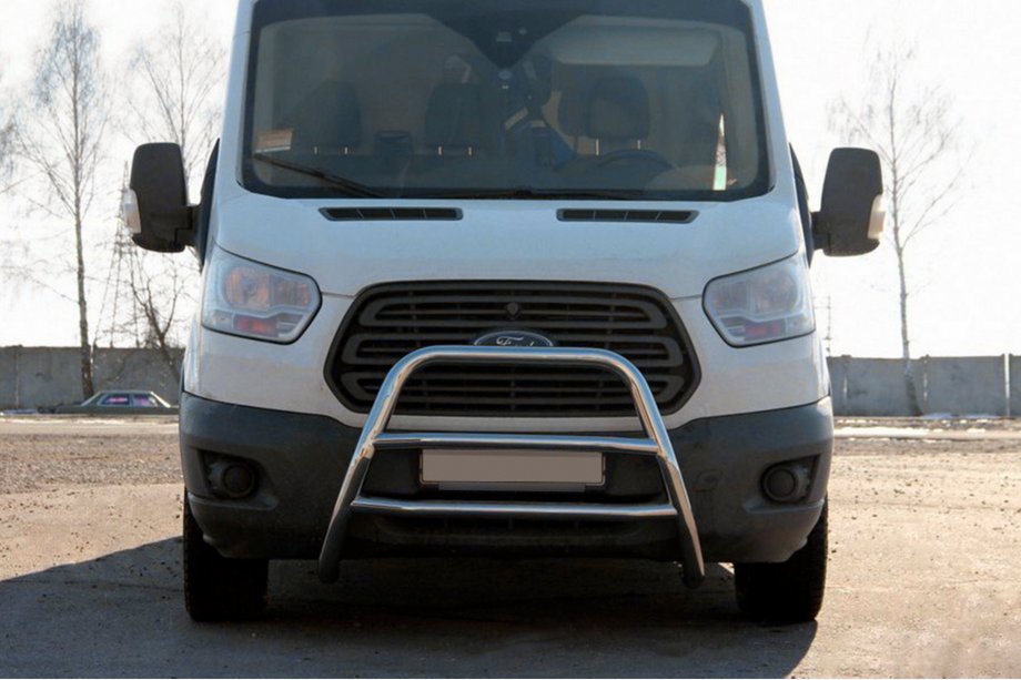 Ford Transit 2014– Predný ochranný rám WT022 (nerez) Image