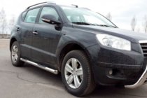 Geely Emgrand X7 2011– Bočné rúrky (2 ks, nerez) fotografia 4