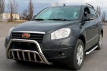 Geely Emgrand X7 2011– Predný ochranný rám WT002 (nerez) fotografia 1