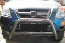Honda CRV 2001–2006 Predný ochranný rám WT005 (nerez) fotografia 3