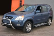 Honda CRV 2001–2006 Predný ochranný rám WT005 (nerez) fotografia 2