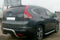 Honda CRV 2012–2016 Zadný ochranný rám AK007 (nerez) fotografia 2