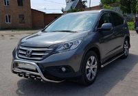 Honda CRV 2012–2016 Predný ochranný rám WT003 (nerez) fotografia 4