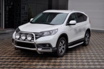 Honda CRV 2012–2016 Predný ochranný rám WT018 (nerez) fotografia 3
