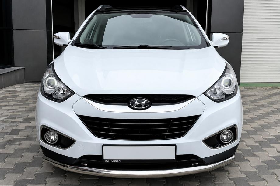 Hyundai IX-35 2010–2015 Predný ochranný rám ST008 (nerez) Image