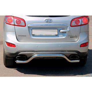 Zadný oblúk AK007-2 (nerez) Hyundai Santa Fe 2 2006–2012