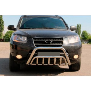 Predný ochranný rám WT002 (nerez) Hyundai Santa Fe 2 2006–2012 fotografia 1