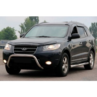 Predný ochranný rám (kengury) WT007 (nerez) Hyundai Santa Fe 2 2006–2012 fotografia 1