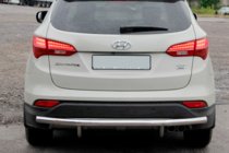 Hyundai Santa Fe 3 2012–2018 Zadný ochranný oblúk AK002 (nerez) fotografia 1
