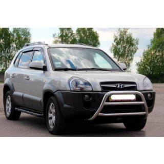 Predný ochranný rám WT022 (nerez) Hyundai Tucson JM 2004– fotografia 3