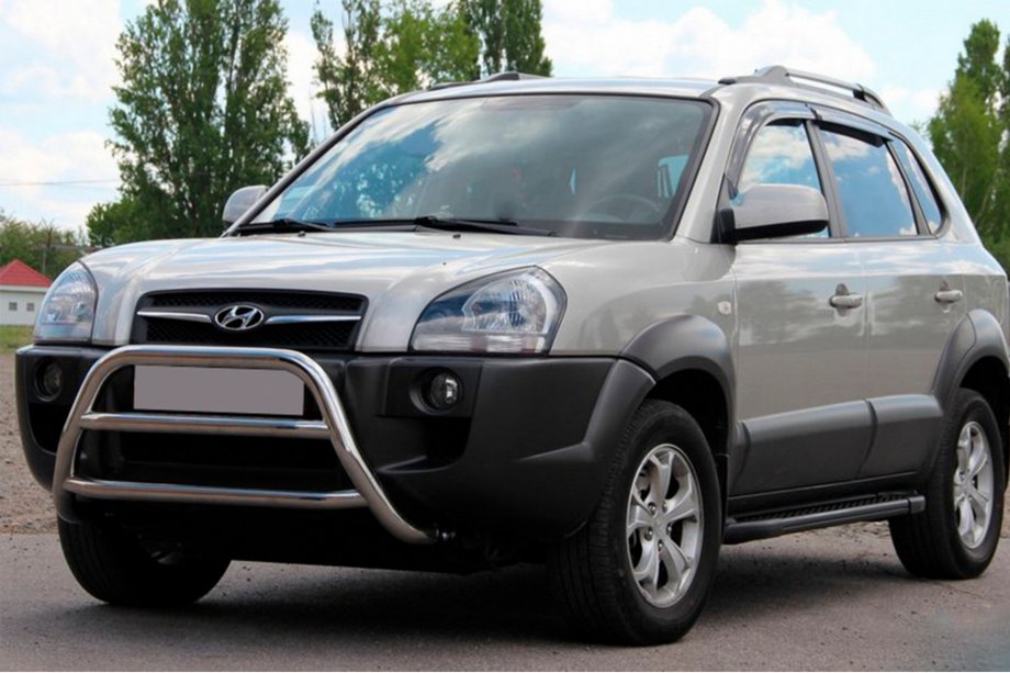 Hyundai Tucson JM 2004– Predný ochranný rám WT022 (nerez) Image
