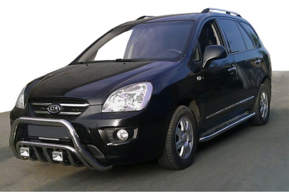 Kia Carens 1999–2012 Predný ochranný rám WT002 (nerez) Image