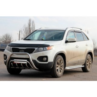 Nerezový bullbar WT002/2 Kia Sorento II XM 2009–2014 fotografia 1