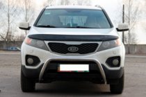 Kia Sorento II XM 2009–2014 Predný ochranný rám (kengury) WT007 (nerez) fotografia 2