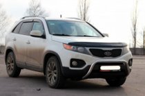 Kia Sorento II XM 2009–2014 Predný ochranný rám (kengury) WT007 (nerez) fotografia 3