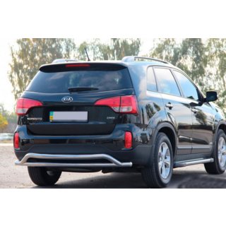 Zadný oblúk AK007-2 (nerez) Kia Sorento II XM 2009–2014 fotografia 2