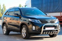 Kia Sorento II XM 2009–2014 Predný ochranný rám (bullbar) WT021 (nerez) fotografia 3