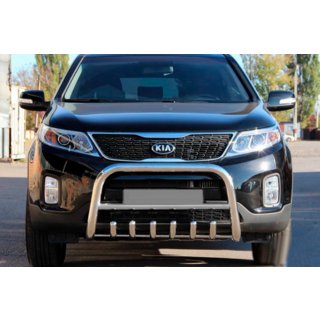 Predný ochranný rám (bullbar) WT021 (nerez) Kia Sorento II XM 2009–2014 fotografia 1