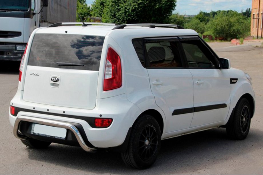 Kia Soul I 2008–2013 Zadný ochranný oblúk AK002 (nerez) Image