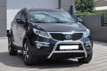 Kia Sportage 2010–2015 Predný ochranný rám WT006 (nerez) fotografia 2