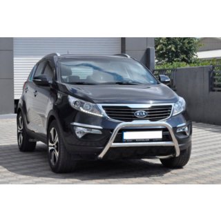 Predný ochranný rám WT006 (nerez) Kia Sportage 2010–2015 fotografia 2