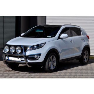 Predný ochranný rám WT018 (nerez) Kia Sportage 2010–2015 fotografia 3