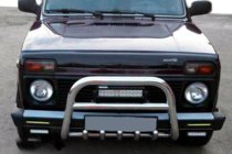 Lada Niva a Urban 1977– Predný ochranný rám QT006 (nerez) fotografia 1