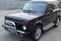 Lada Niva a Urban 1977– Predný ochranný rám QT006 (nerez) fotografia 3