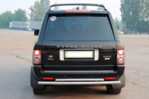 Range Rover III L322 2002–2012 Zadný ochranný oblúk AK002-Dvojitý (nerez) fotografia 2
