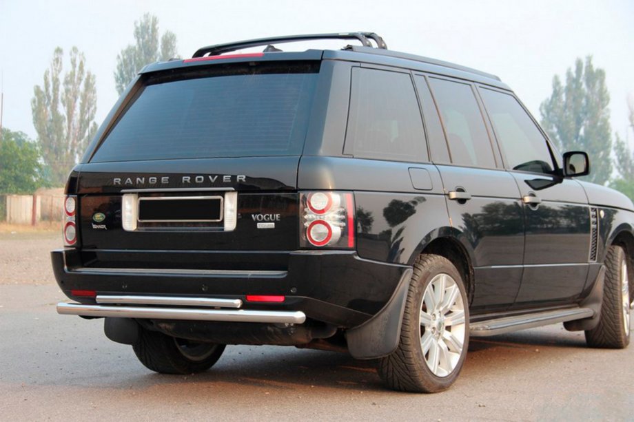 Range Rover III L322 2002–2012 Zadný ochranný oblúk AK002-Dvojitý (nerez) Image