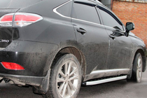 Lexus RX 2009–2015 Bočné nášľapy Fullmond (2 ks, hliník) fotografia 8