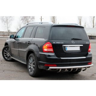 Zadný ochranný rám AK-style (nerez) Mercedes GL class X164 2006–2012 fotografia 3