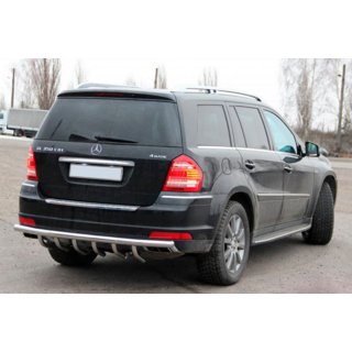 Zadný ochranný rám AK-style (nerez) Mercedes GL class X164 2006–2012 fotografia 1