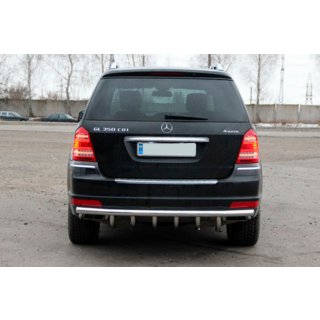 Zadný ochranný rám AK-style (nerez) Mercedes GL class X164 2006–2012 fotografia 2