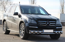 Mercedes GL class X164 2006–2012 Predný ochranný rám ST015 (nerez) fotografia 3