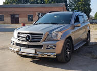 Mercedes GL class X164 2006–2012 Predný ochranný rám ST015 (nerez) fotografia 4