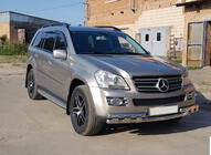 Mercedes GL class X164 2006–2012 Predný ochranný rám ST015 (nerez) fotografia 7