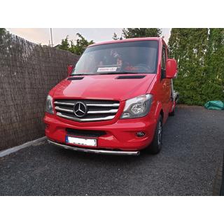 Predná spodná ochranná tyč ST008 (nerez) Mercedes Sprinter W906 2006–2018 fotografia 4