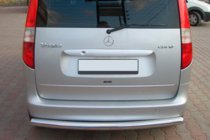 Mercedes Vaneo W414 2001–2005 Zadný ochranný rám (nerez) fotografia 2