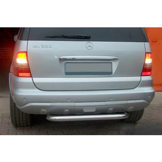 Zadný ochranný rám AK006 (nerez) Mercedes ML W163 1997–2005