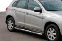 Mitsubishi ASX 2010–2023 Bočné prahové rúrky BB002 (2 ks, nerez) fotografia 1