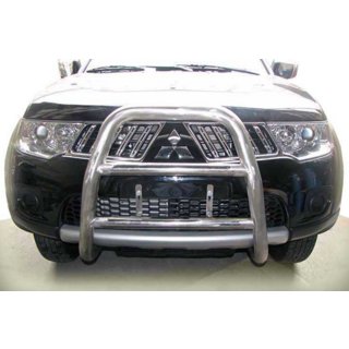 Predný ochranný rám WT018 (nerez) Mitsubishi L200 2006–2015 fotografia 3