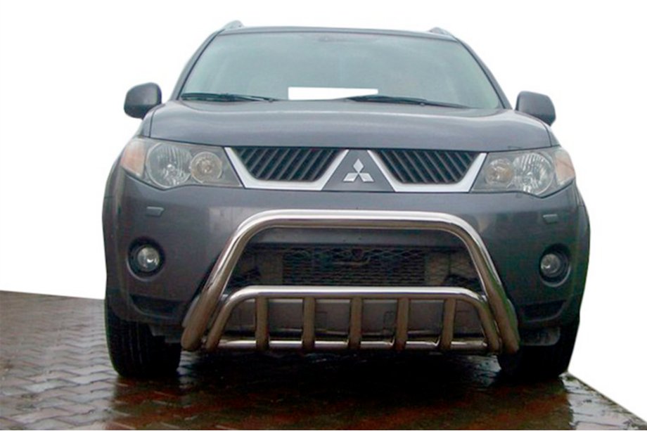 Mitsubishi Outlander 2006–2012 Predný ochranný rám WT002 (nerez) Image