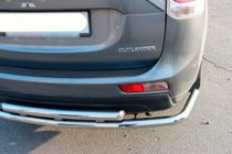 Mitsubishi Outlander 2012–2021 Zadný ochranný rám AK004 (nerez) fotografia 4